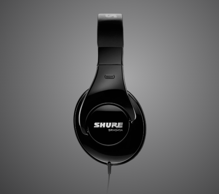 SHURE SRH240A-BK-EFS Наушники профессиональные закрытые 6
