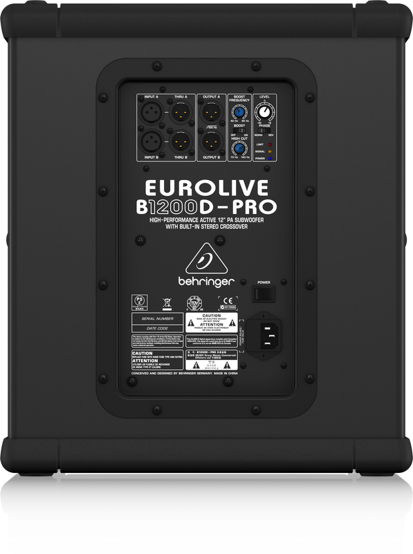 Behringer B1200D-PRO Активный сабвуфер3
