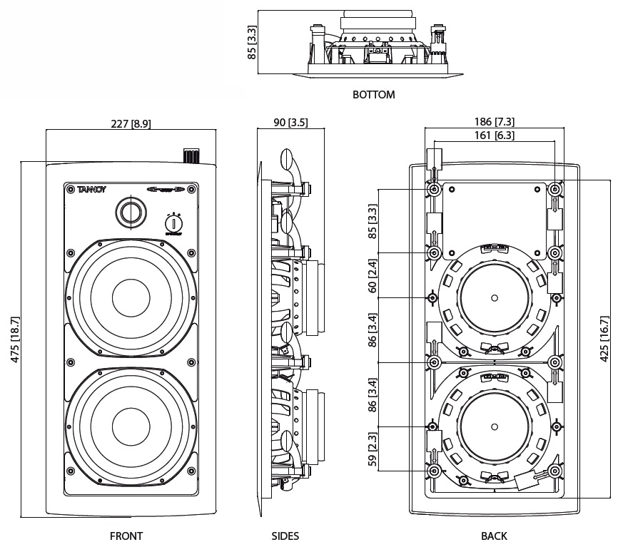 Tannoy IW 62DS-WH4