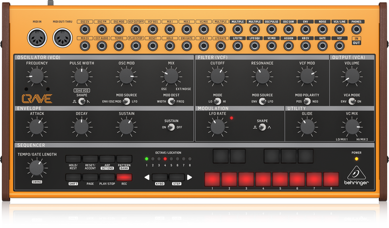 Behringer CRAVE Аналоговый синтезатор2