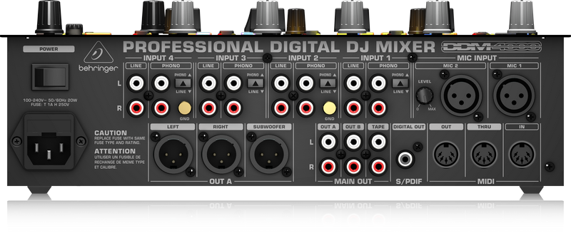 Behringer DDM4000 DJ-микшер3