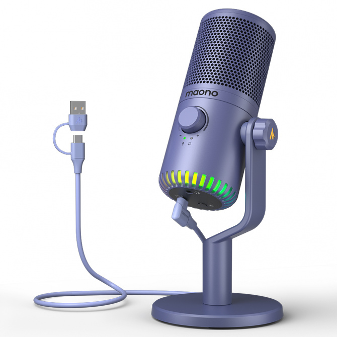 Maono DM30 (purple) USB-микрофон
