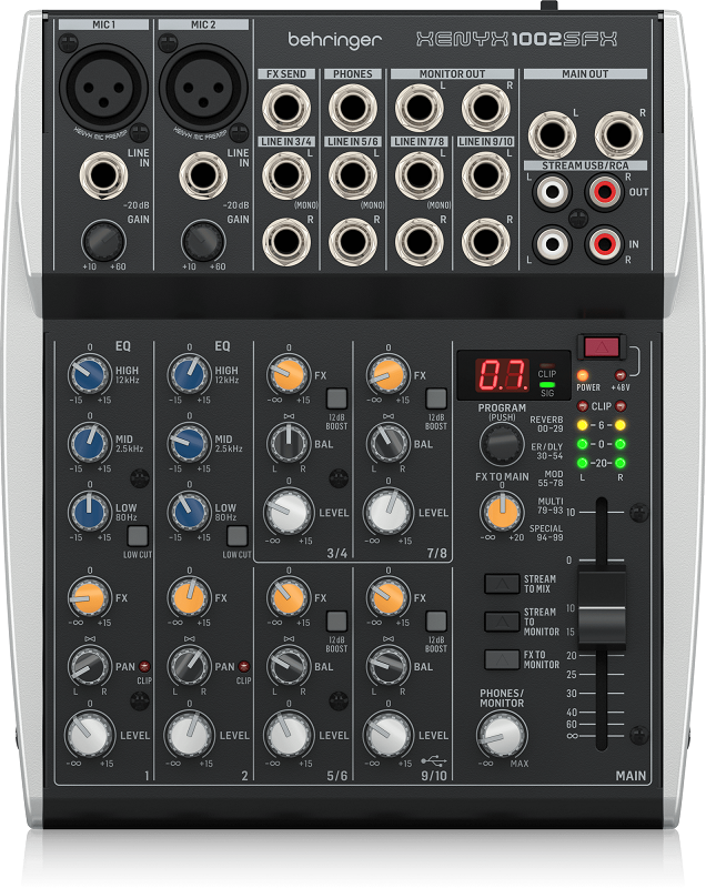 Behringer XENYX 1002SFX Аналоговый микшер1