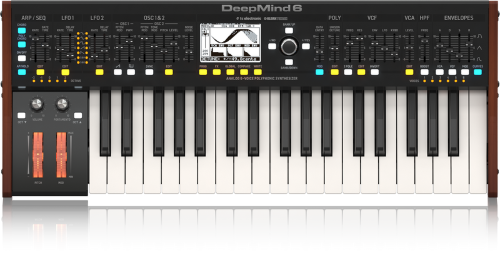 Behringer DEEPMIND 6 Аналоговый синтезатор3