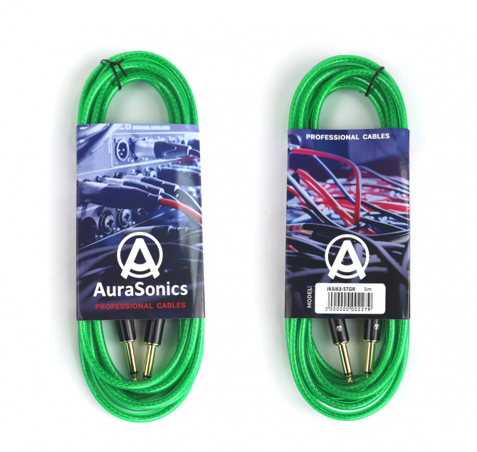 AuraSonics J63J63-5TGR гитарный кабель
