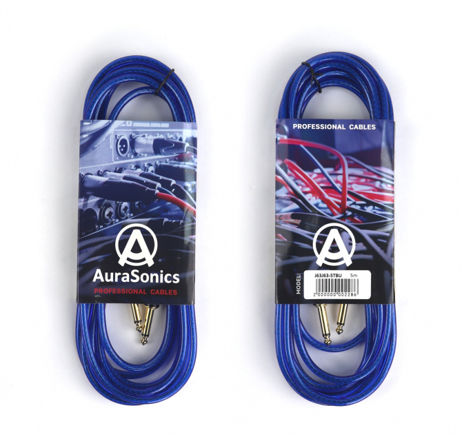 AuraSonics J63J63-5TBU гитарный кабель