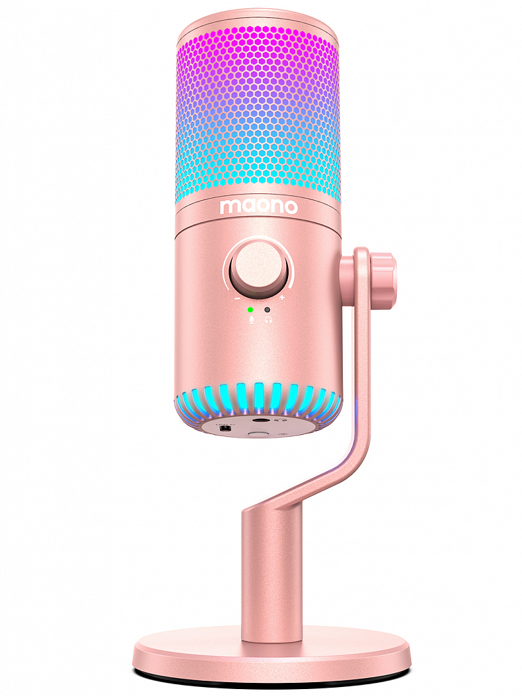 Maono DM30RGB (pink) USB-микрофон5
