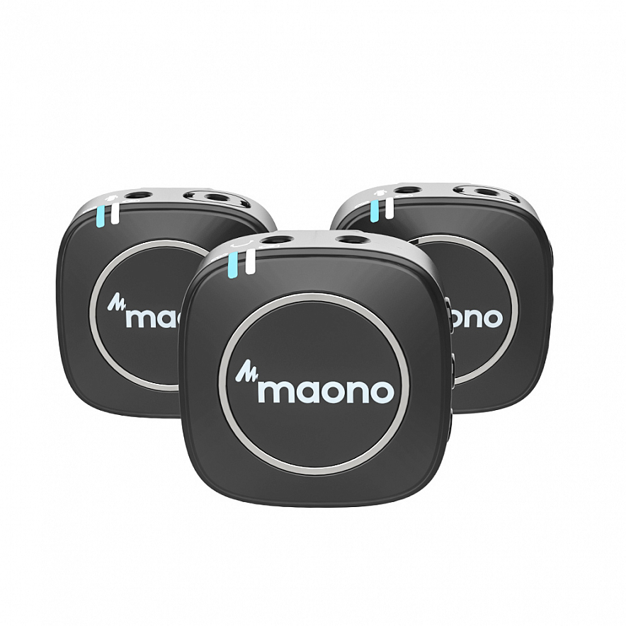 Maono AU-WM820 A2 ультракомпактная двухканальная накамерная беcпроводная система, 2 передатчика4