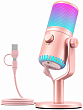 Maono DM30RGB (pink) USB-микрофон1