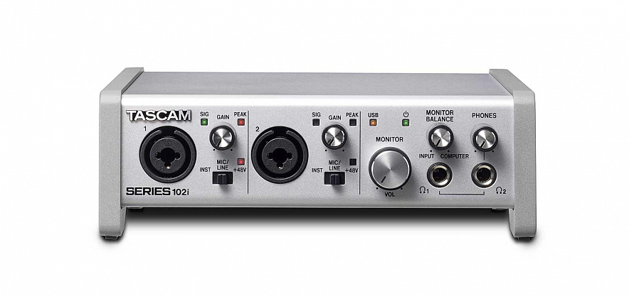 Tascam SERIES 102i USB аудио MIDI интерфейс (10входов, 4выхода) 2