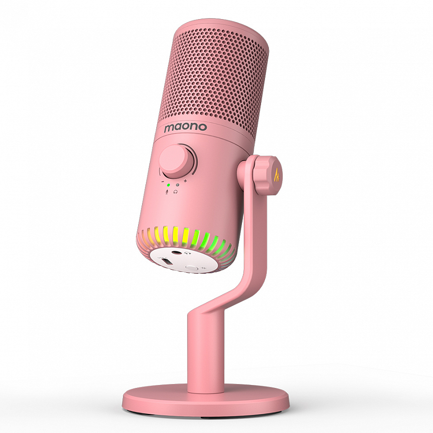 Maono DM30 (pink) USB-микрофон4