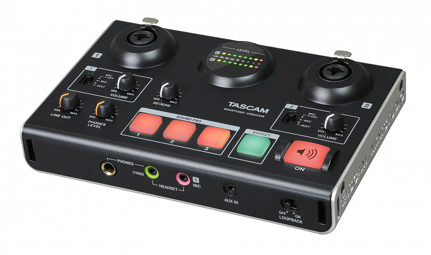 Tascam MiNiSTUDIO Creator US-42B Аудиоинтерфейс для персонального вещания2
