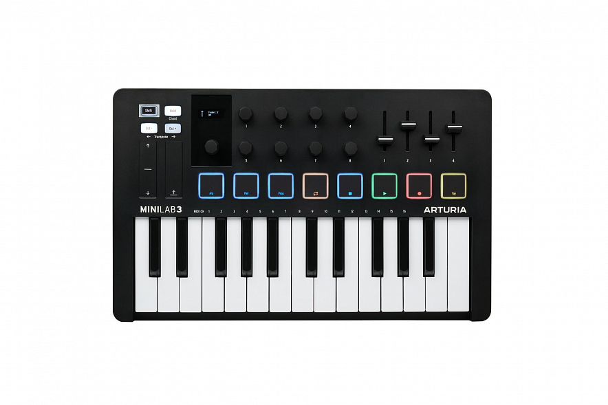 Arturia MiniLAB 3 Black Edition 25 клавишная MIDI-клавиатура2