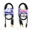 AuraSonics J35Y2J63-1-LONG аудио Y-кабель2