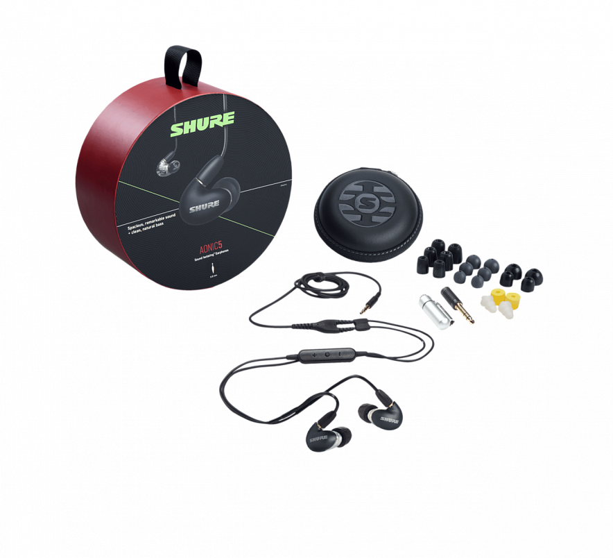 SHURE SE53BABK+UNI-EFS AONIC 5 Наушники внутриканальные2