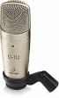 Behringer C-1U конденсаторный кардиоидный микрофон с USB выходом, с держателем и кейсом, 40-20000Гц,3