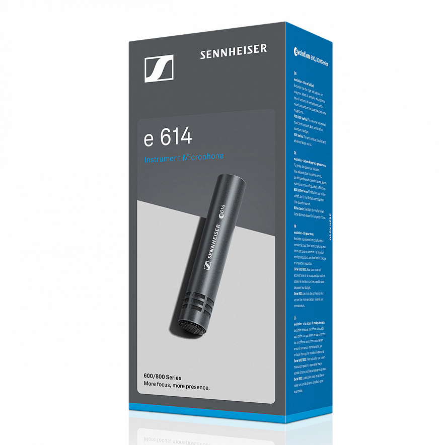 Sennheiser e 614 Поляризованный конденсаторный микрофон4