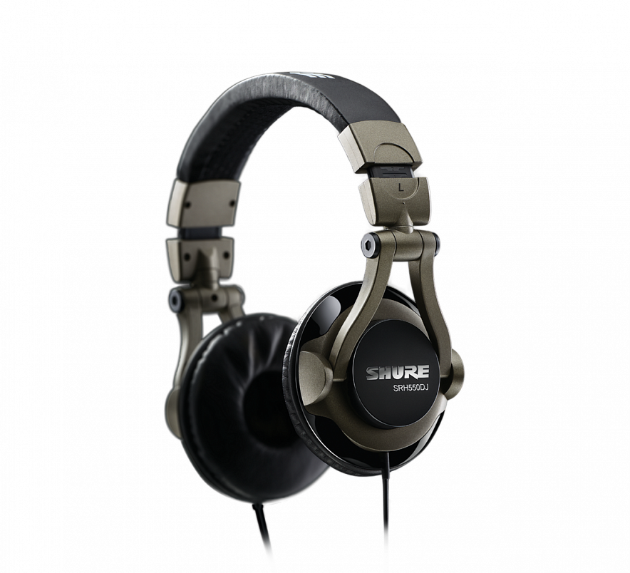 SHURE SRH550DJ Профессиональные диджейские наушники2