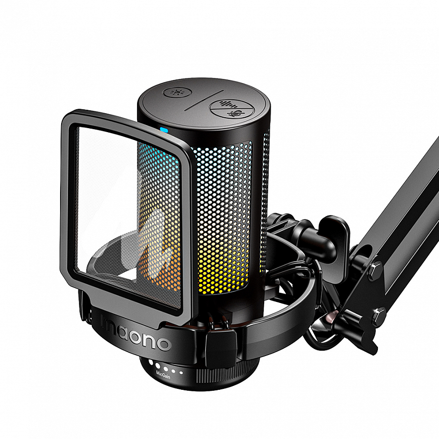 Maono DGM20S Gamerwave конденсаторный USB микрофон, пантограф, 24bit/48kHz, черный5