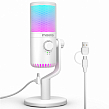 Maono DM30RGB, конденсаторный USB микрофон, частота дискретизации 24bit/48kHz, белый1