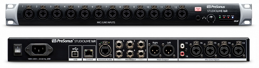 PreSonus StudioLive 16R цифровой микшер/стейджбокс2