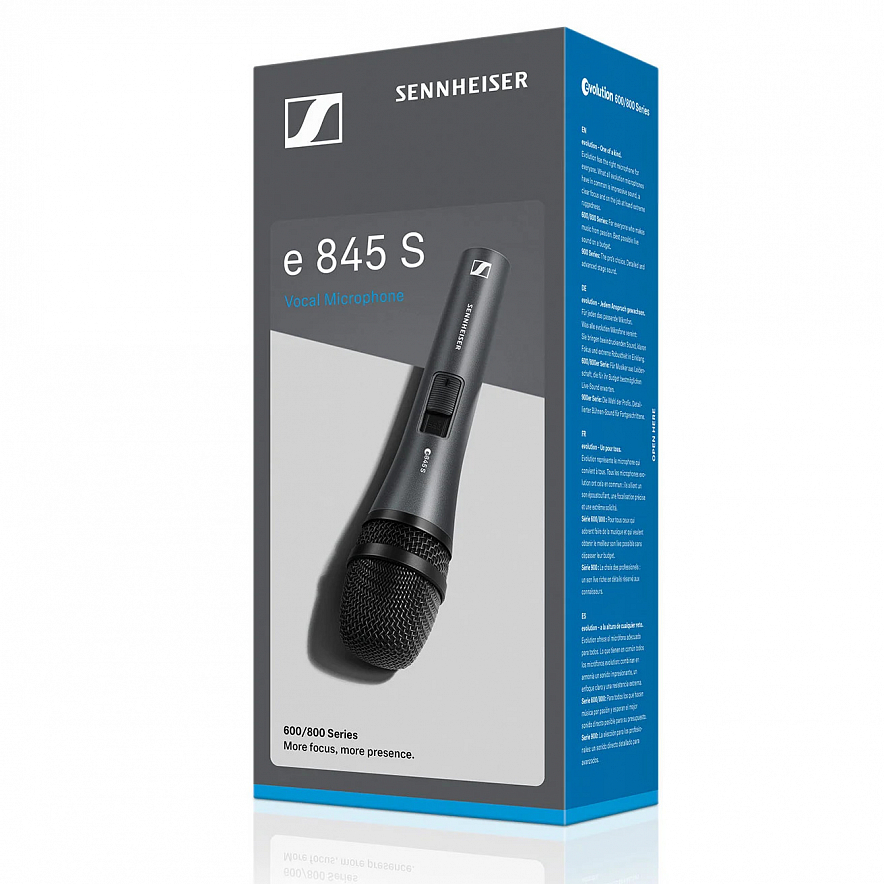 Sennheiser e845-S Вокальный микрофон - Динамический Суперкардиоидный5