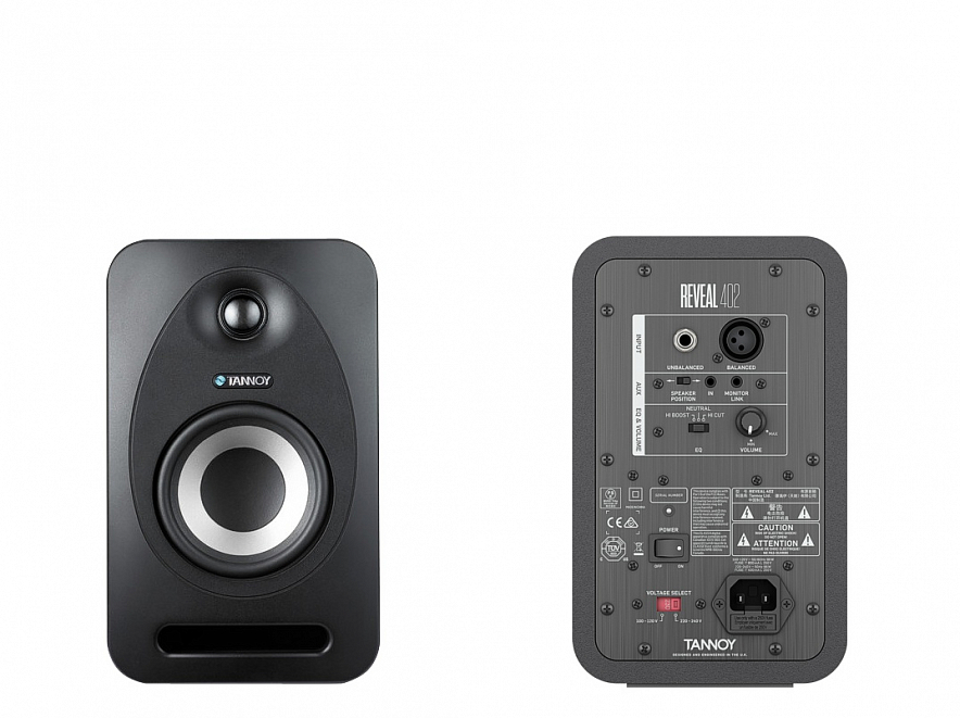 Tannoy REVEAL 402 Активный монитор ближнего поля 50Вт, 56Гц-48кГц2
