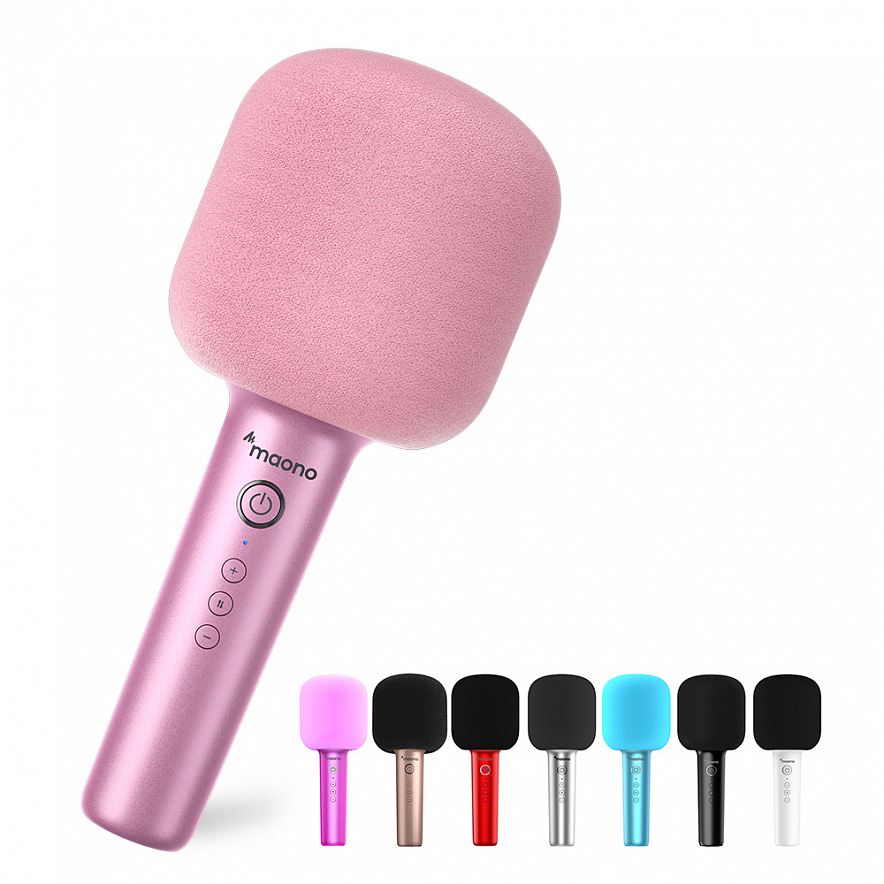 Maono MKP100 (rose gold) Микрофон для караоке2