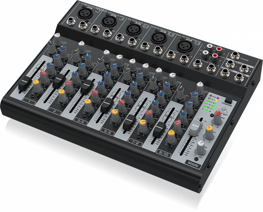 Behringer XENYX 1002B аналоговый микшер, 10 каналов4