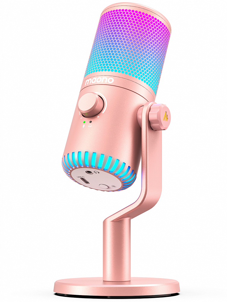 Maono DM30RGB (pink) USB-микрофон3