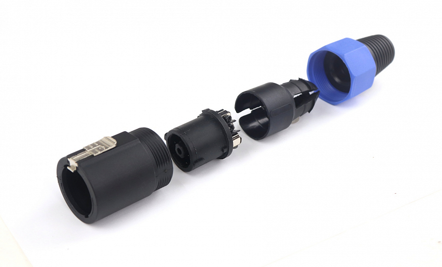 AuraSonics SN8M кабельный разъем 8-контактный спикон male, до 250 В2